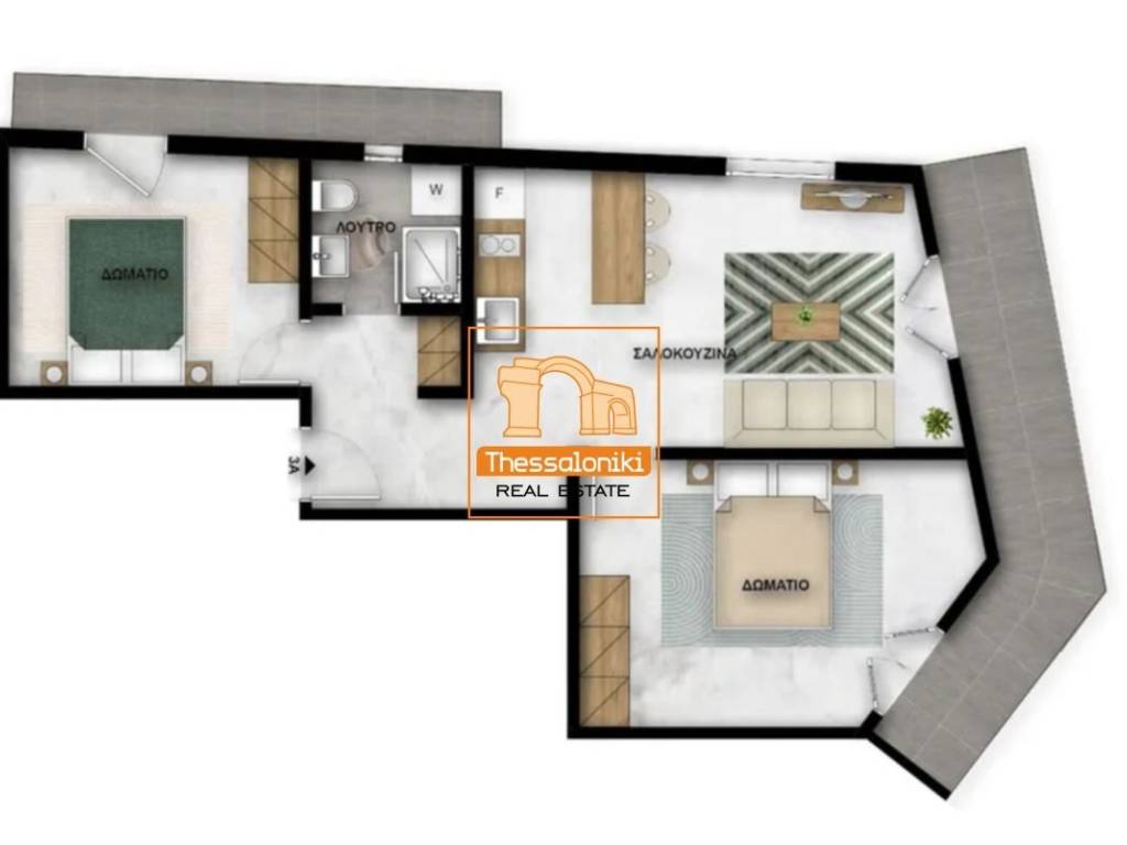 Σ.Σ.Α.Σ., Διαμέρισμα, 67 τ.μ.