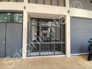 Security doors to manned reception, stairs &amp; lift