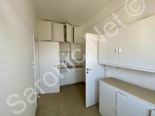 Kitchen, door left to utility, door right to inner hall