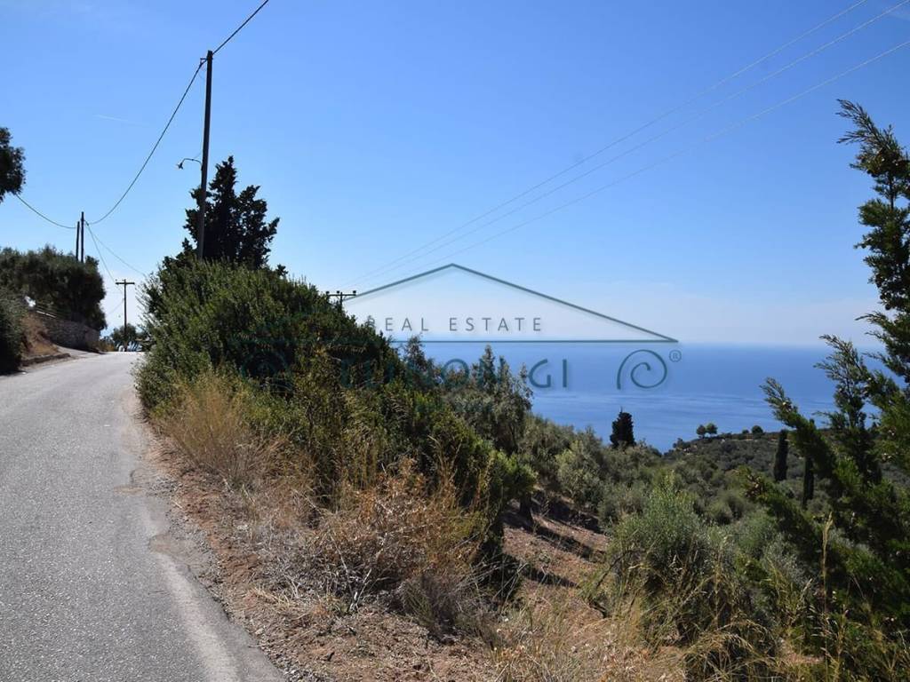 Η όμορφη θέα από το αγροτεμάχιο