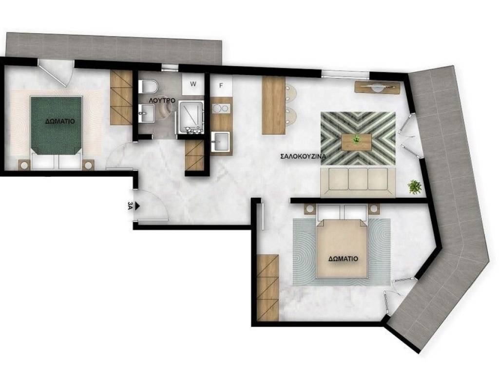 Apartment - Grekodom 65802|1057546