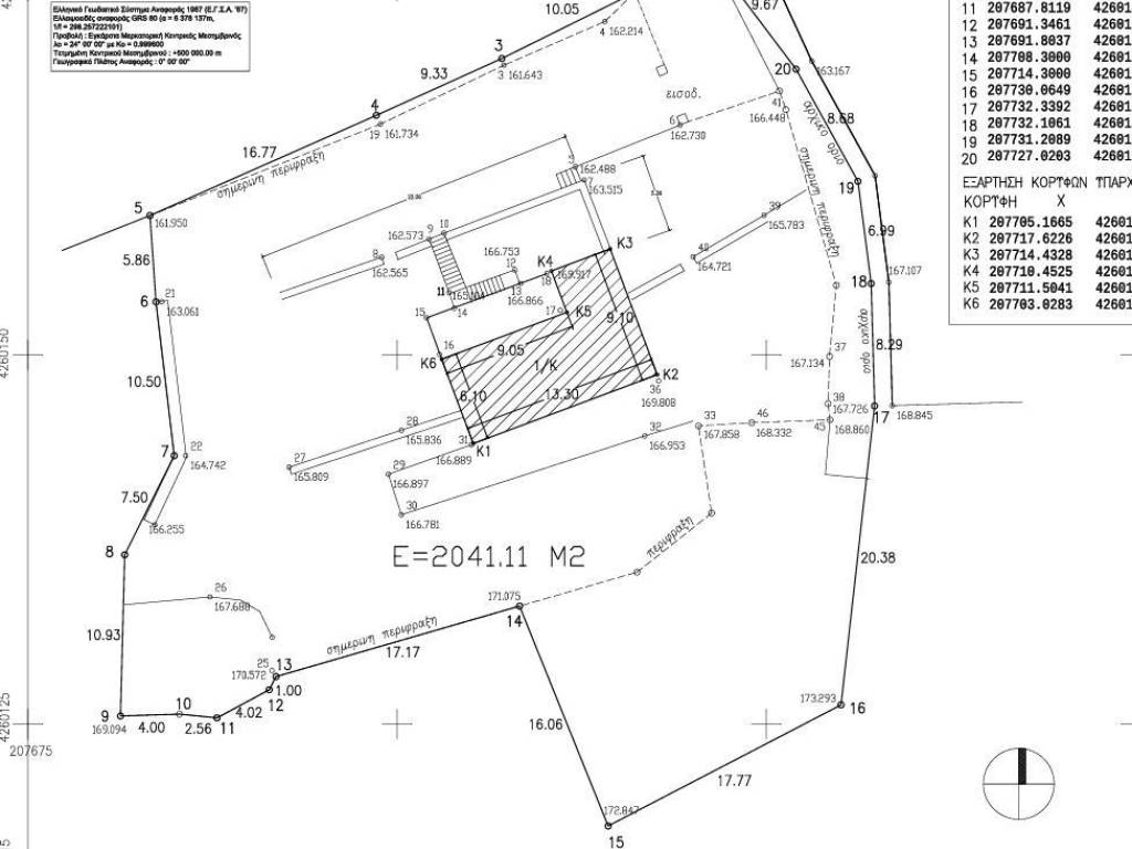 Survey diagram of the property