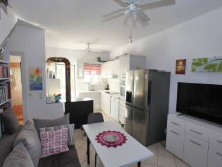 living room and kitchen