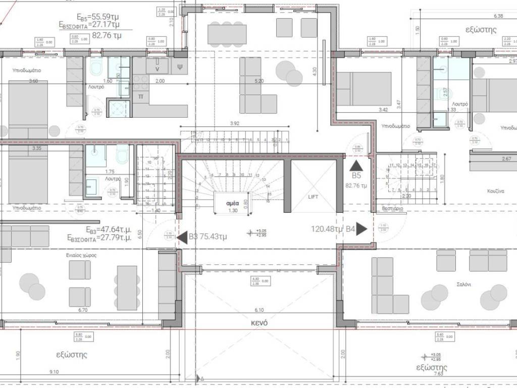 Κάτοψη Πρώτου Ορόφου