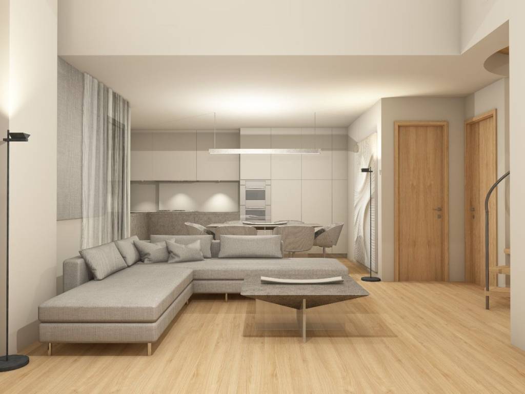 φωτορεαλιστικη απεικόνηση θέασης από το σαλόνι