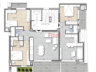 Κάτοψη 2ου ορόφου (Δ2)