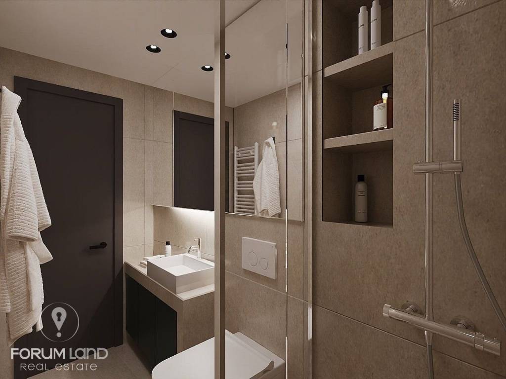 Forumland Real Estate, Μπάνιο με ντουζιέρα