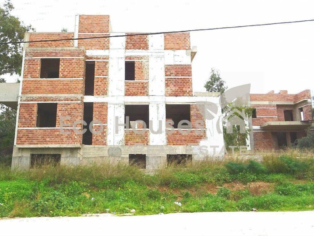 External view of incomplete building