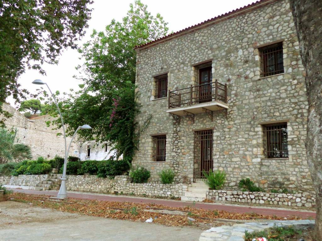Completely renovated stone, seaside building on the beach of