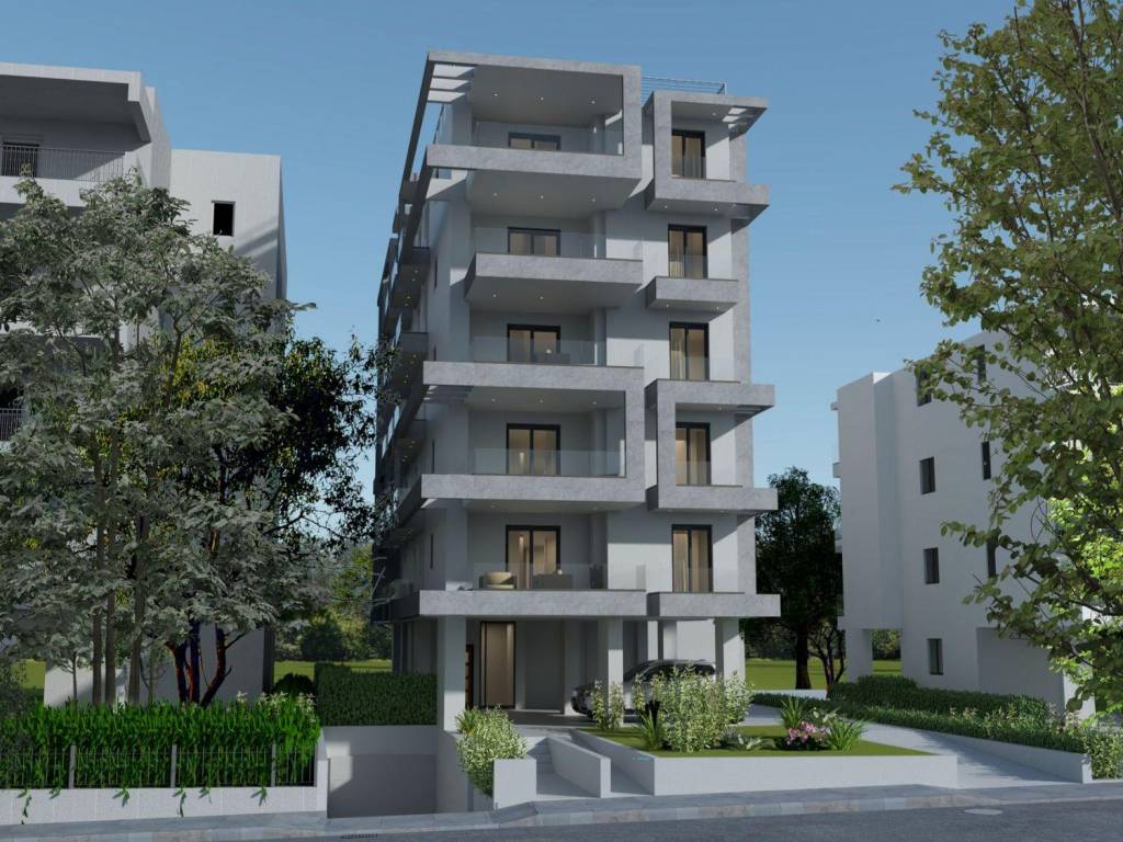 New luxury construction 5th floor apartment in Agia Paraskev