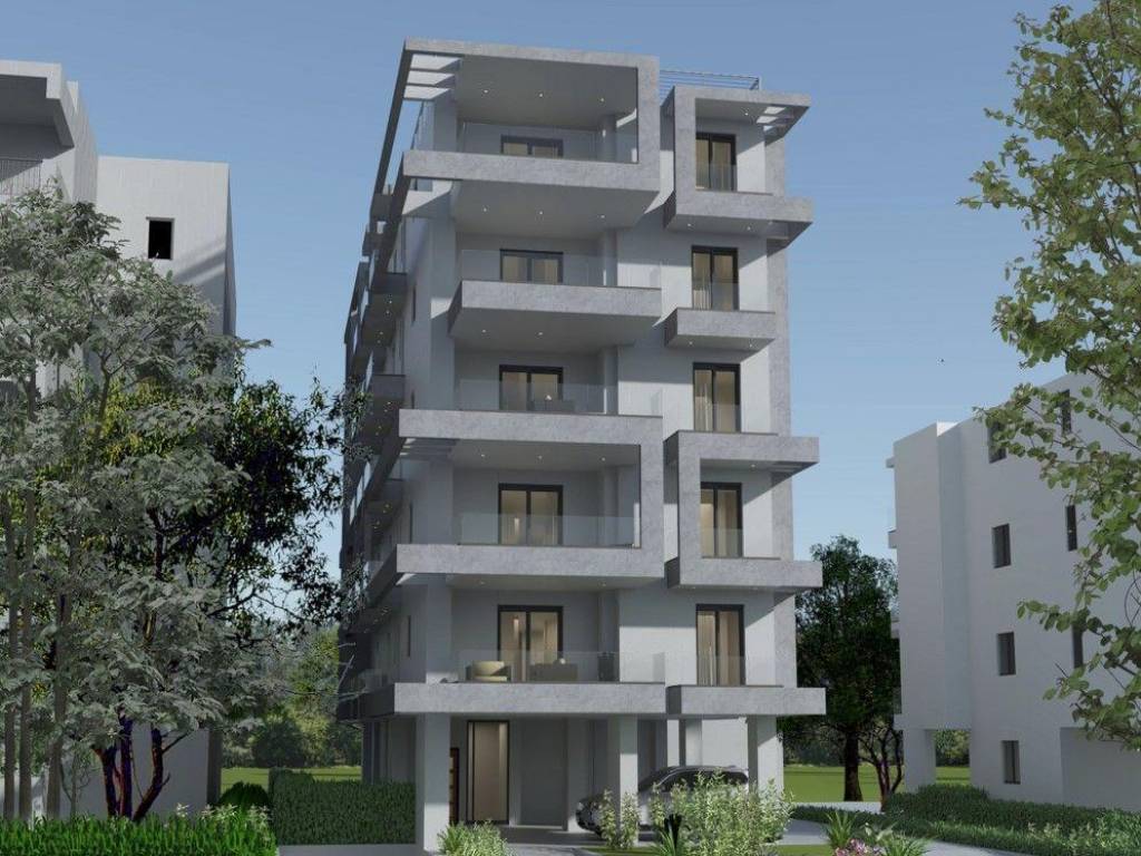New luxury construction 5th floor apartment in Agia Paraskev
