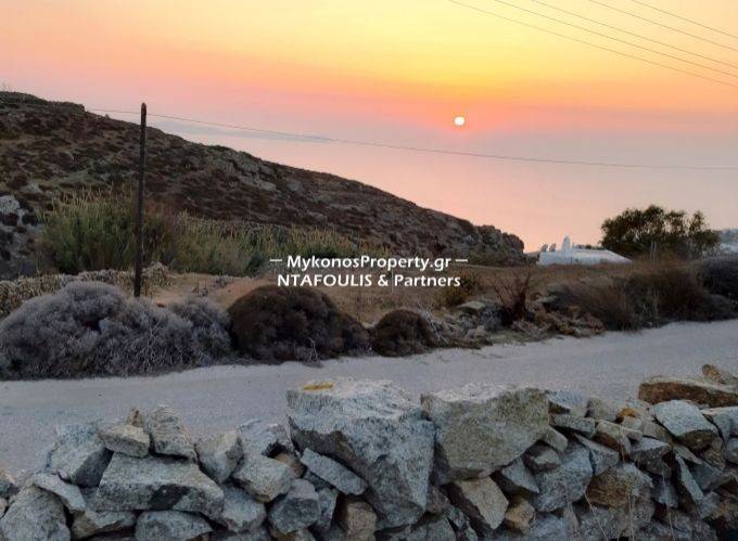 Plot with sea view and sunset -Mykonos real estate