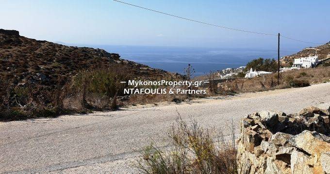 Plot with sea view and sunset -Mykonos real estate