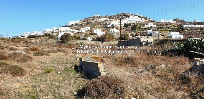 Plot with sea view and sunset -Mykonos real estate