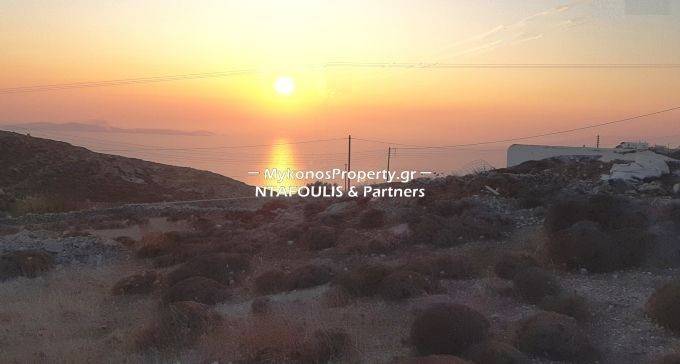 Plot with sea view and sunset -Mykonos real estate