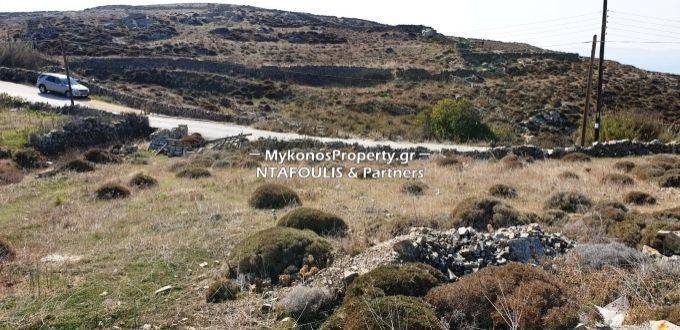 Plot with sea view and sunset -Mykonos real estate