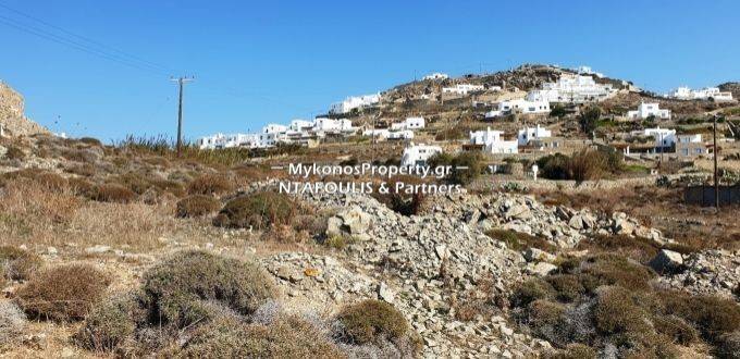 Plot with sea view and sunset -Mykonos real estate