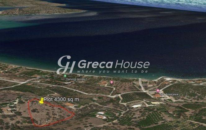 Sloping Plot with Sea View for Sale in Ancient Epidaurus