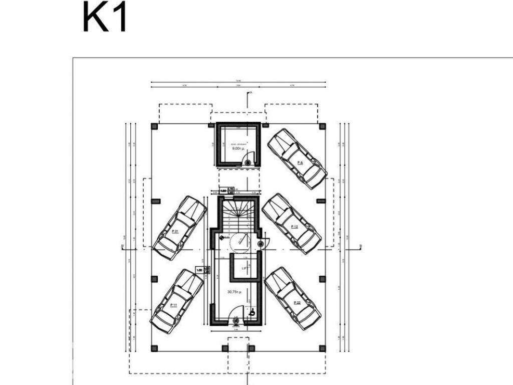 Forumland Real Estate, Κάτοψη πυλωτής