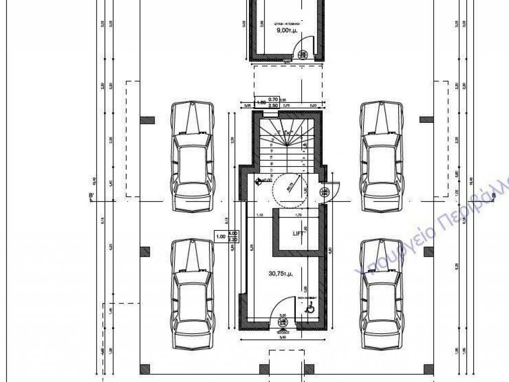 Forumland Real Estate, Κάτοψη πυλωτής