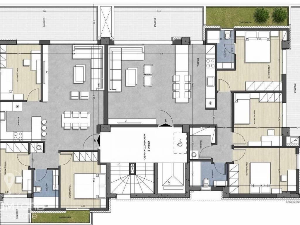 Forumland Real Estate, Κάτοψη 1ου-2ου ορόφου