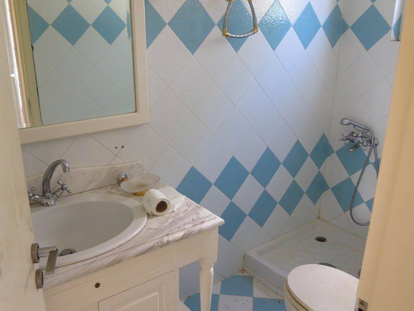 WC με ντουζιέρα στο ισόγειο