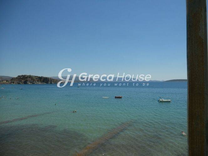 Two Detached Houses on the Sea for Sale in Loutraki.