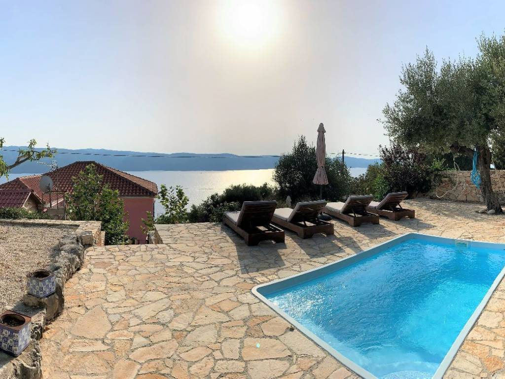 Pool area and views from house for sale