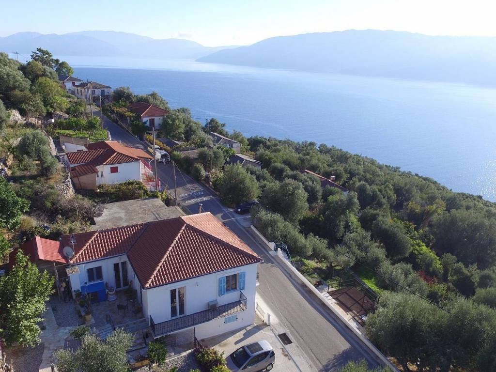 Aerial views of house for sale