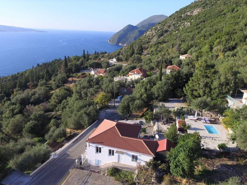 Aerial views of house for sale