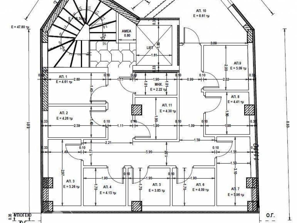 Forumland Real Estate, κάτοψη υπογείου