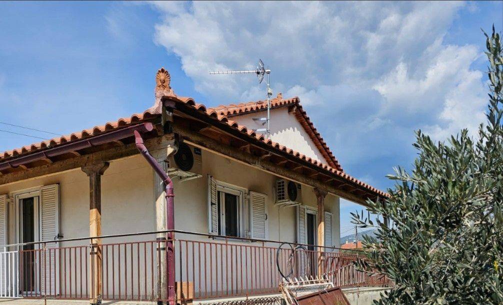 Newly built elevated detached house on a plot of 2,300 sq.m.