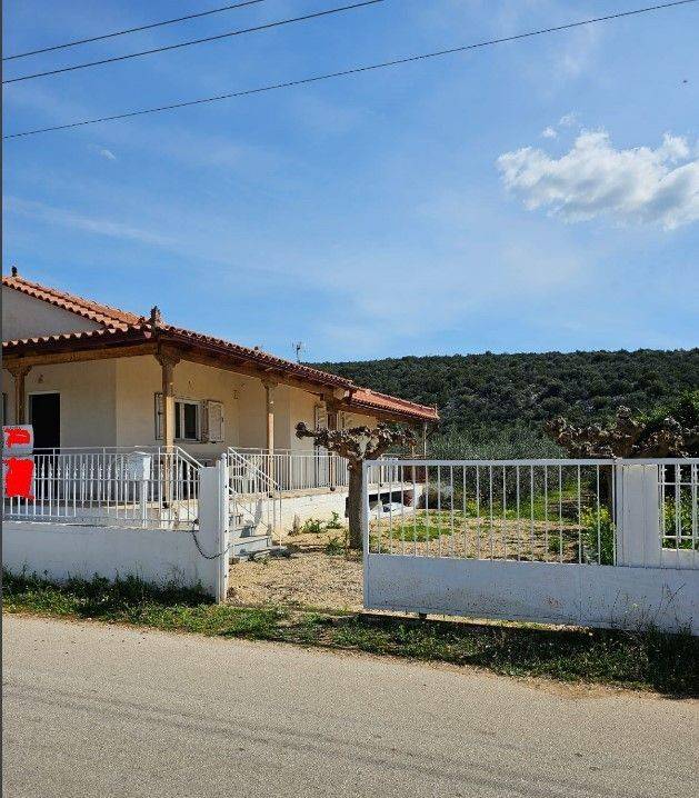 Newly built elevated detached house on a plot of 2,300 sq.m.