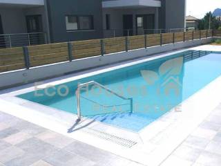 Communal swimming pool with Jacuzzi