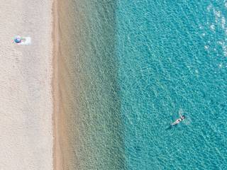 Paradisos Beach ( in front of Thallo complex)