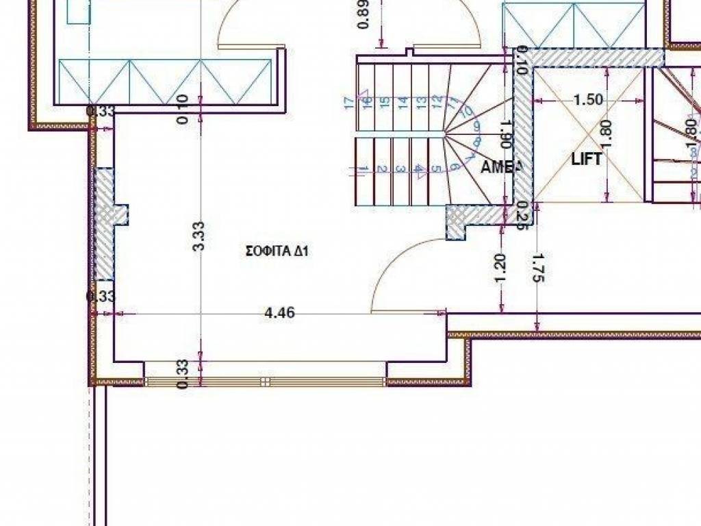 Forumland Real Estate, Κάτοψη Δ1 πάνω ορόφου